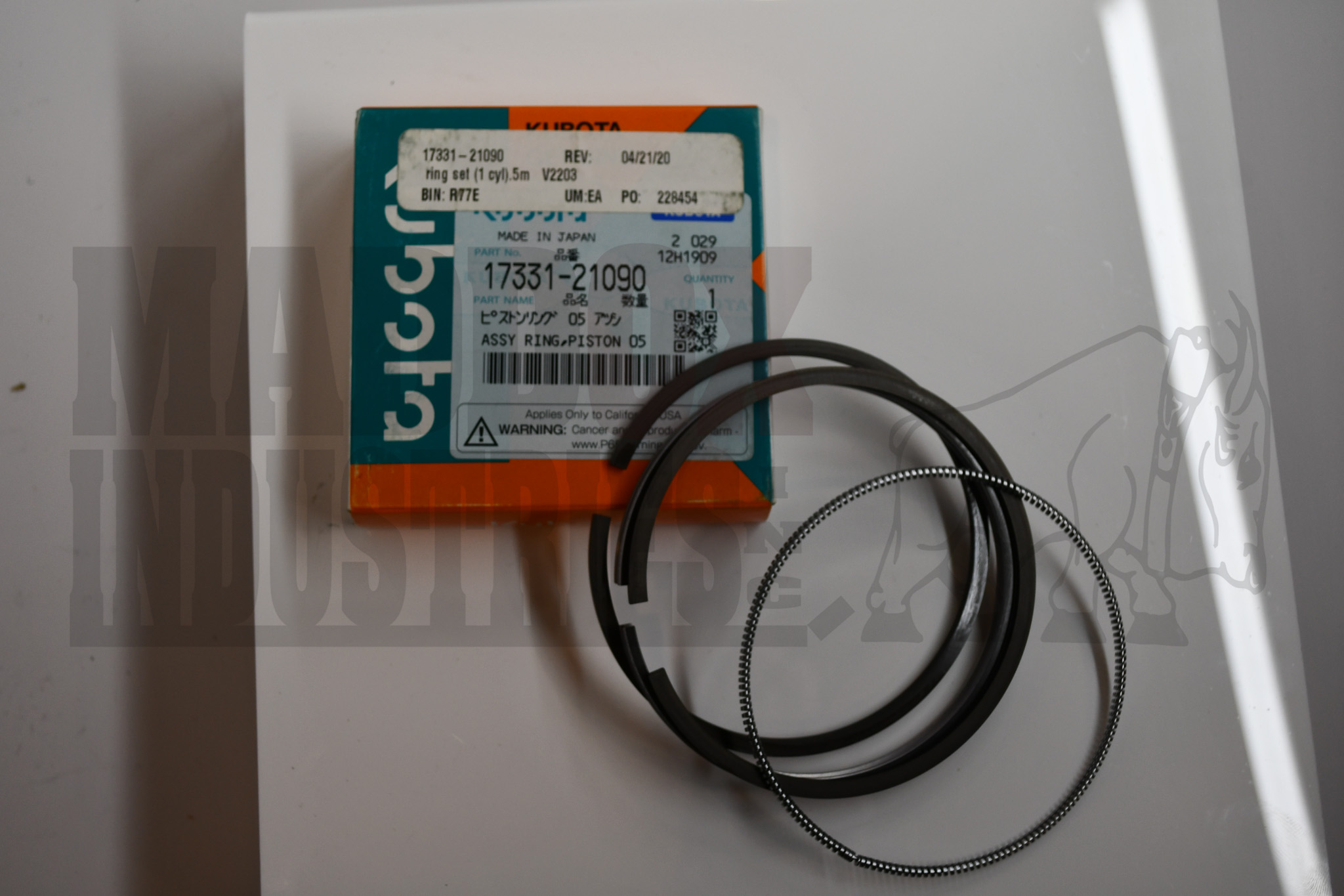Kubota 17331-21090 - Replaced by 17331-21093